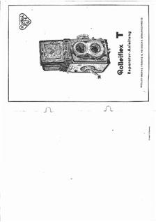 Rollei Rolleiflex Automat manual. Camera Instructions.